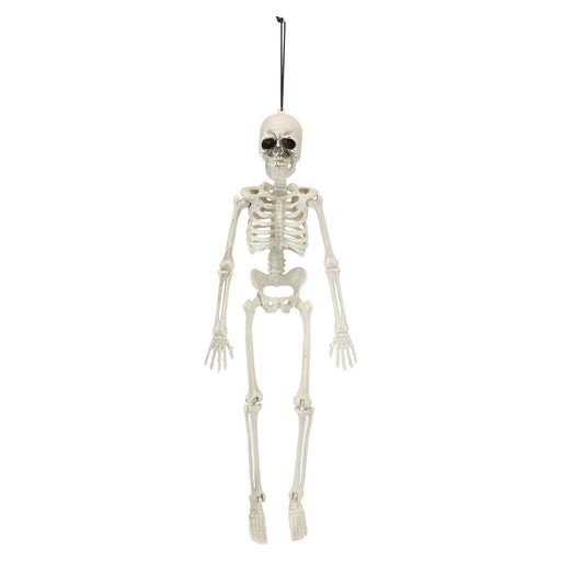 Halloween Hanging 40cm Skeleton Decoration | Party Accessories | White