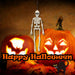 Halloween Hanging 40cm Skeleton Decoration | Party Accessories | White