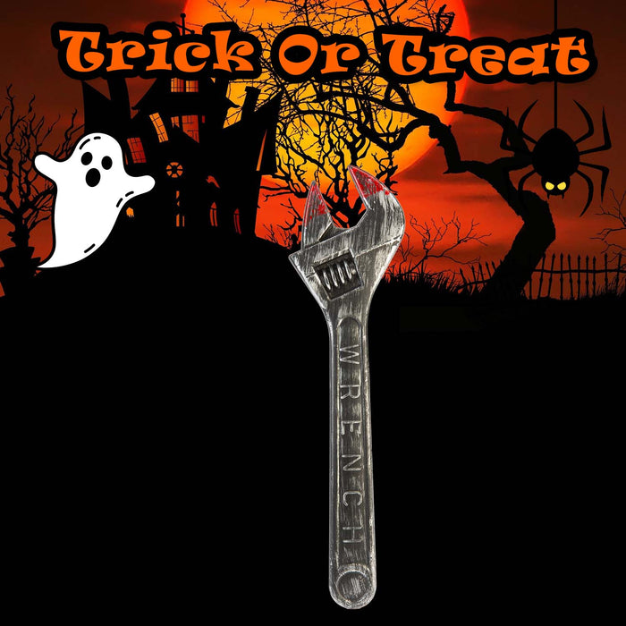 Halloween Bloody Wrench Prop Decoration | Party Accessories | Grey