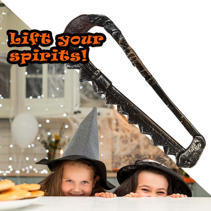Halloween Giant Hacksaw Prop Decoration | Party Accessories | Grey