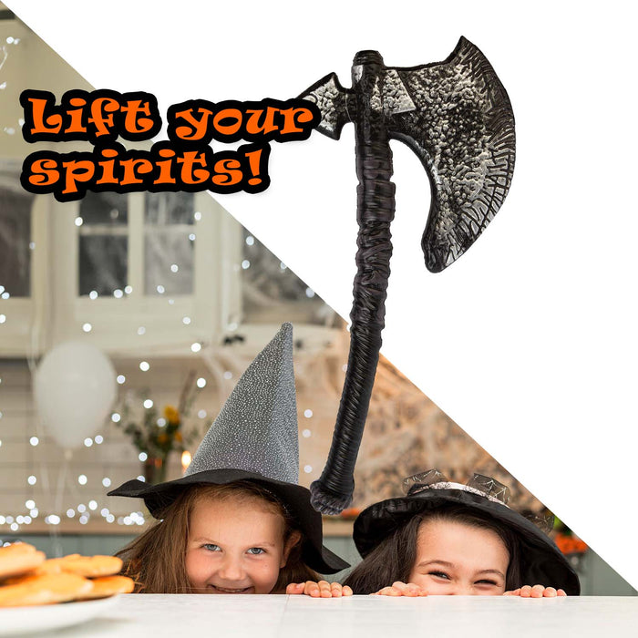 Halloween Hatchet Prop Decoration | Party Accessories | Grey