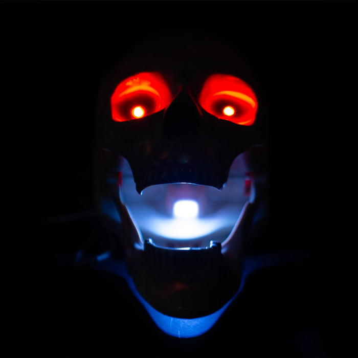 Halloween Animated Light Up Talking Skull | Party Accessories | White