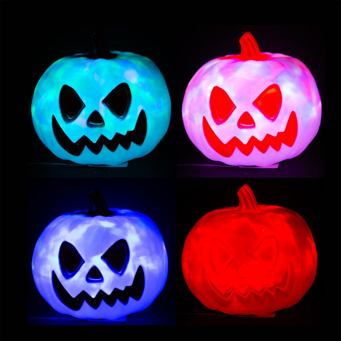 Halloween Pumpkin Sound Activated LED Light MultiColoured