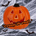 Halloween Pumpkin Flame Effect Light | Party Decoration | Orange