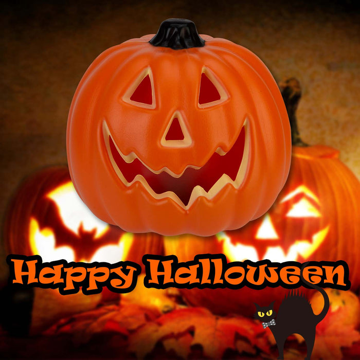 Halloween Pumpkin Flame Effect Light | Party Decoration | Orange