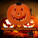 Halloween Pumpkin Flame Effect Light | Party Decoration | Orange