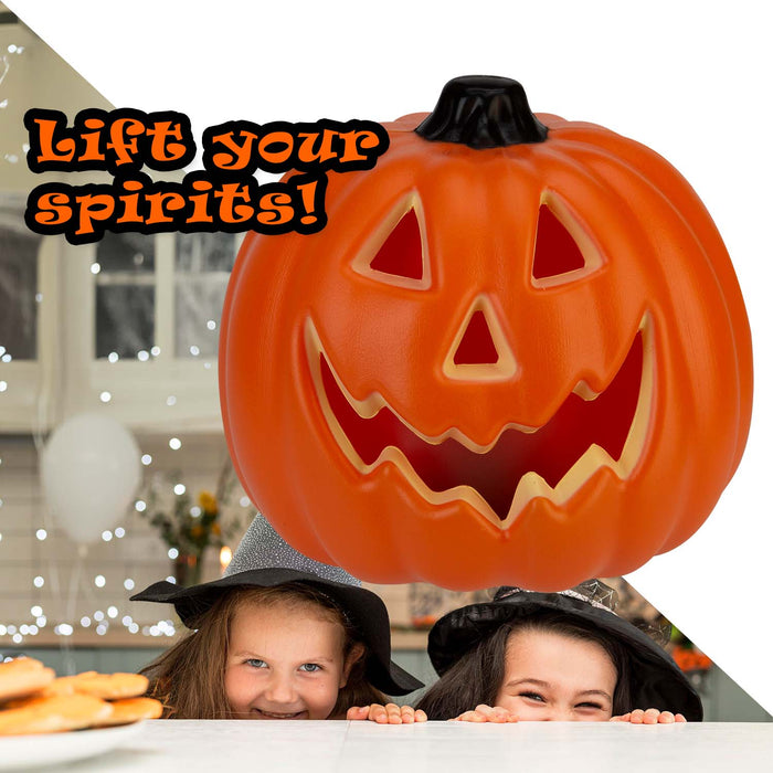 Halloween Pumpkin Flame Effect Light | Party Decoration | Orange