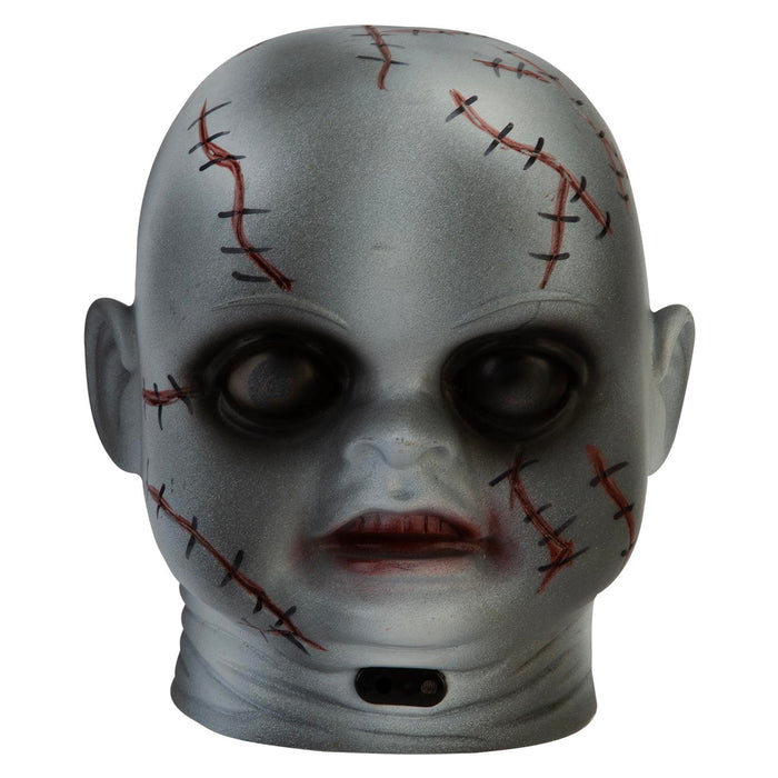Halloween Scary Baby Head With Lights | Party Decoration | White