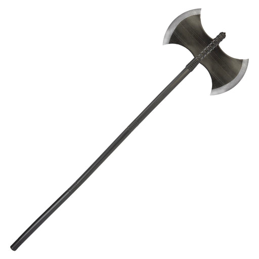 Halloween Double Headed Axe Prop | Party Accessories Decoration | Grey