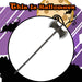 Halloween Double Headed Axe Prop | Party Accessories Decoration | Grey