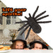 Halloween Furry 17cm Spider | Party Accessories Decoration | Black