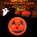 Pumpkin Light Up Ball Halloween Decoration 5cm x 5cm Orange X 1