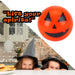 Pumpkin Light Up Ball Halloween Decoration 5cm x 5cm Orange X 1
