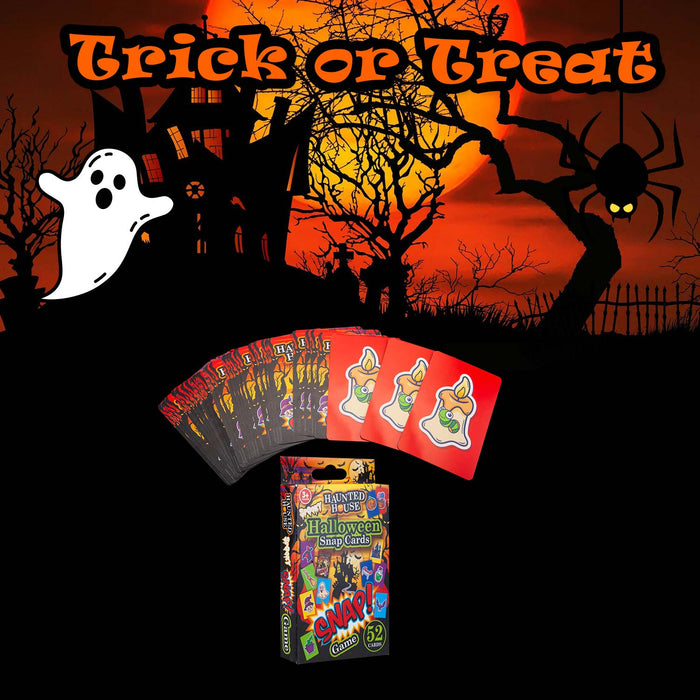 Halloweem Snap Card Game Haunted House Pack Trick or Treat Party