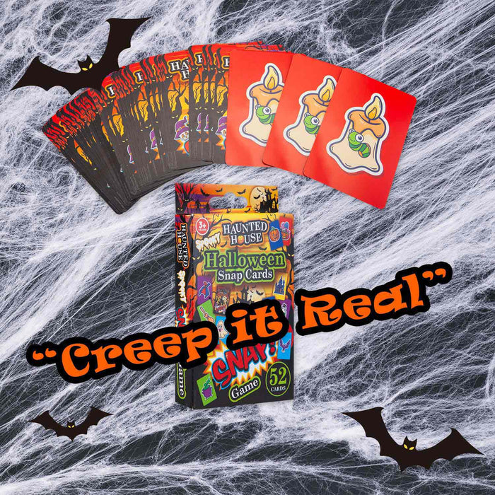 Halloweem Snap Card Game Haunted House Pack Trick or Treat Party