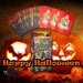 Halloweem Snap Card Game Haunted House Pack Trick or Treat Party  MultiColour