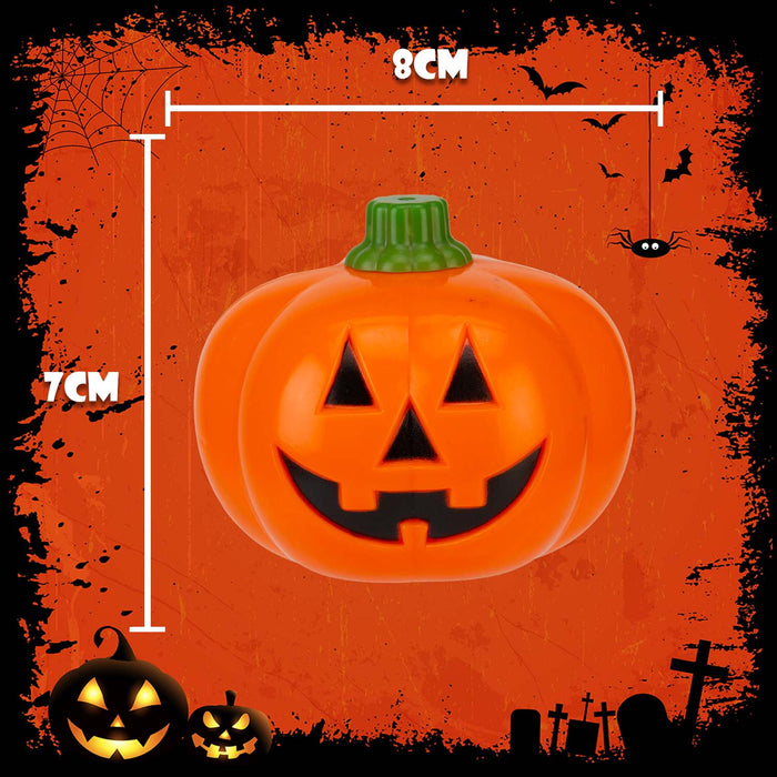 Halloween Flashing Light Up Mini Pumpkin | Party Decoration | Orange