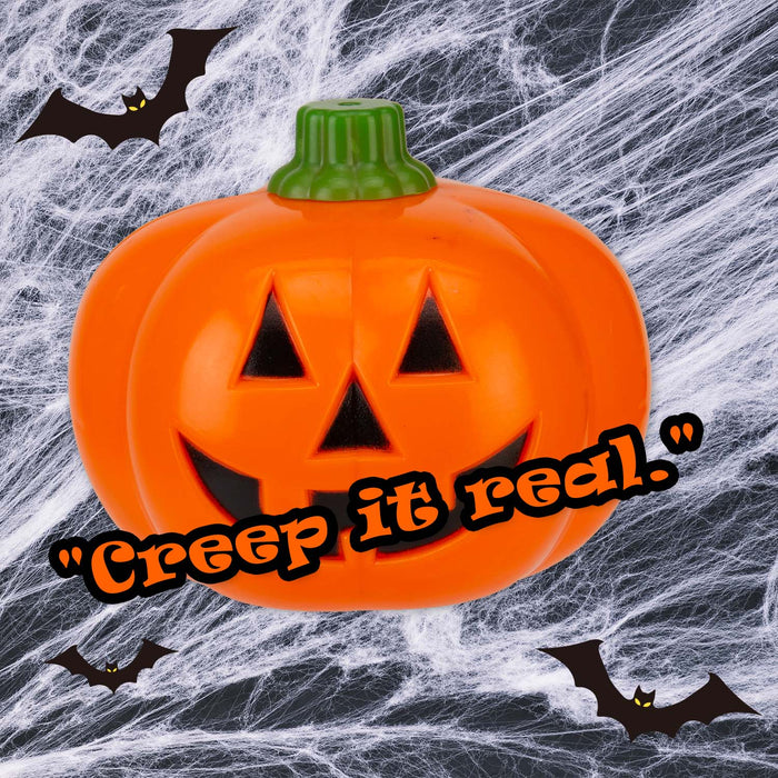 Halloween Flashing Light Up Mini Pumpkin | Party Decoration | Orange