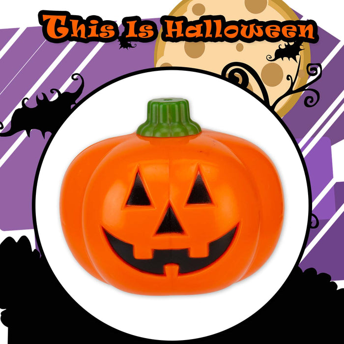 Halloween Flashing Light Up Mini Pumpkin | Party Decoration | Orange