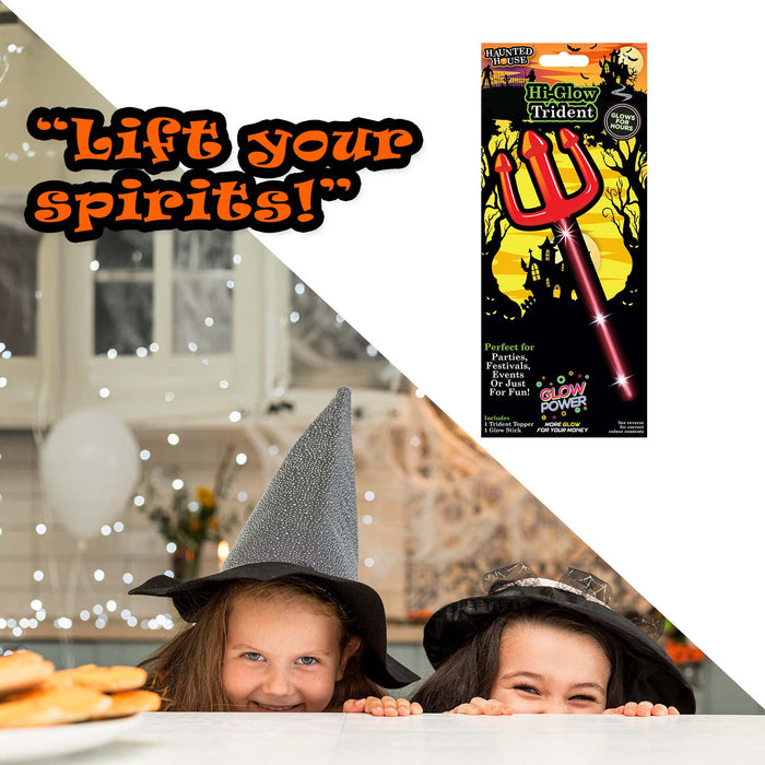 Glowing Trident Halloween Costume Accessory Halloween Party, Trick or Treat Red