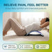 Back Stretcher /Posture Supporter Adjustable 38cm x 25cm White X 1