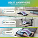 Back Stretcher /Posture Supporter Adjustable 38cm x 25cm White X 1