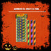 Halloween Paper Straws 50 Pack Trick or Treat Party of
