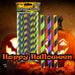 Halloween Paper Straws 50 Pack Trick or Treat Party Pack of 50 MultiColour