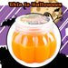 Halloween Pumpkin Slime Pot Halloween Party, Trick or Treat 75mm x 65mm Orange