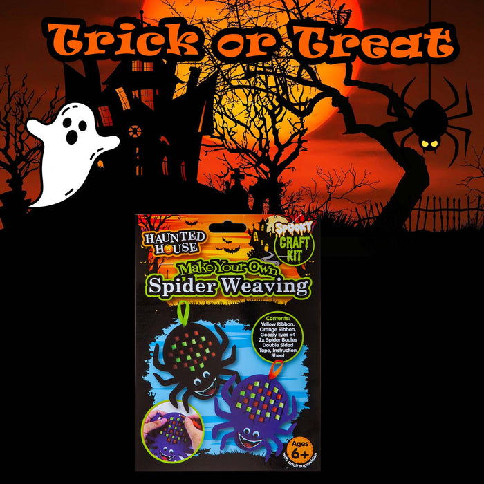 Halloween Spider Felt Weaving Craft Kit Trick or Treat Party