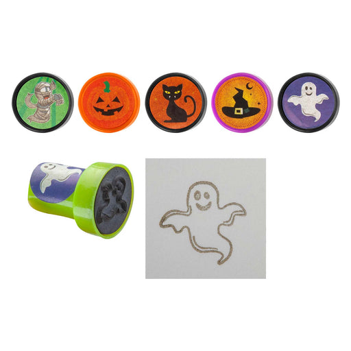 Halloween Mini Stampers Spooky Designs Halloween Party Pack of 8 MultiColour