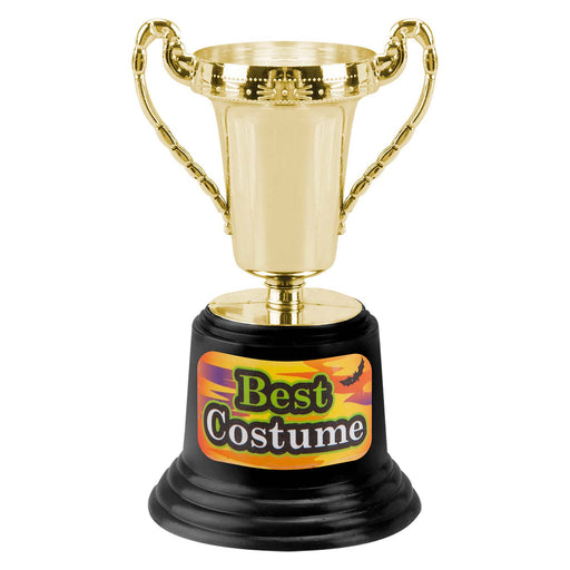 Best Halloween Costume Trophy Halloween Party, Trick or Treat 13cm Gold