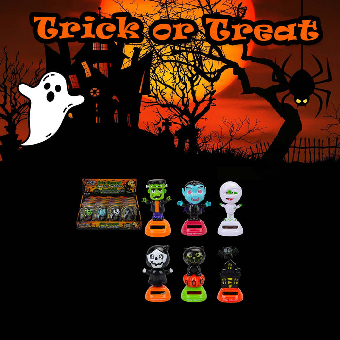 Halloween Solar Wobbler Decoration 1 Piece Mystery Bag Multicolour