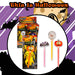 Halloween Glow Stick Wand Pumpkin-Skull-Bat, 1 Piece Mystery Bag Party 17cm MultiColour