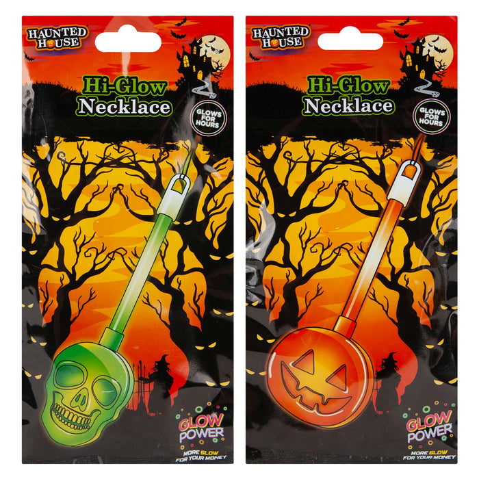 Halloween Glow Stick Necklace Pendant 1 Piece Mystery Bag 15cm MultiColour