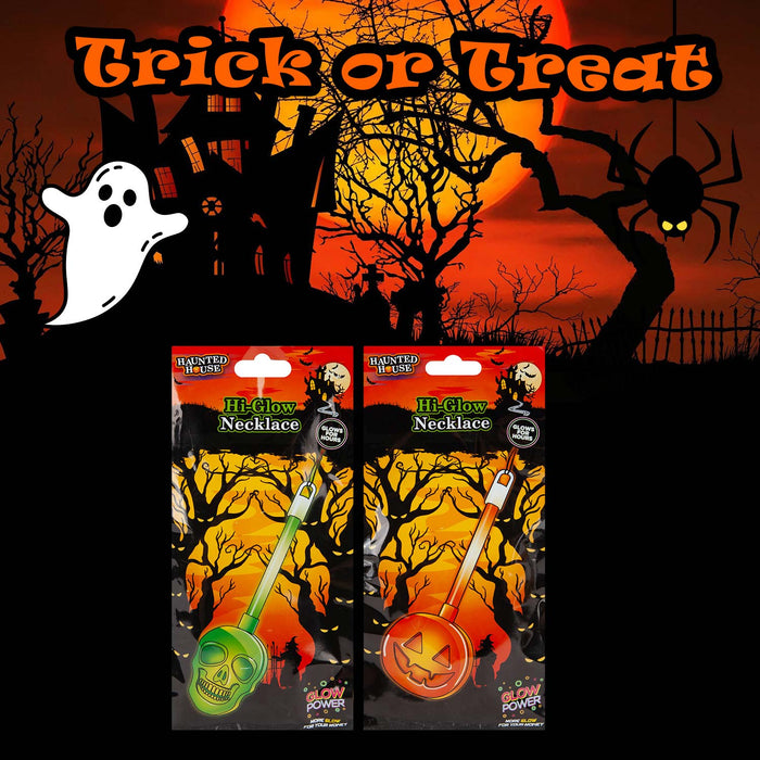 Halloween Glow Stick Necklace Pendant 1 Piece Mystery Bag Multicolour