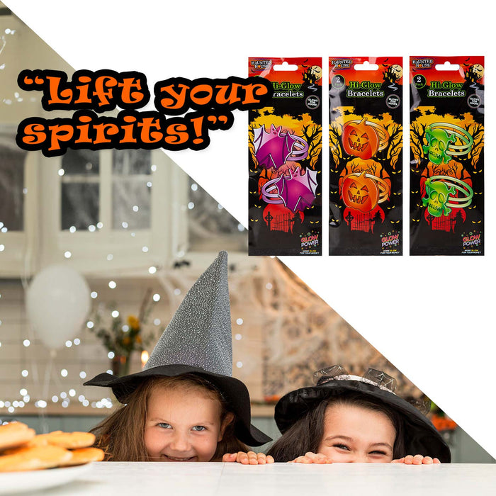 Halloween Glow Stick Bracelets Pack of 2 1 Piece Mystery Bag Party Multicolour