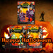 Halloween Glow Stick Necklace Pumpkin-Skull-Bat-1 Piece Mystery Bag MultiColour