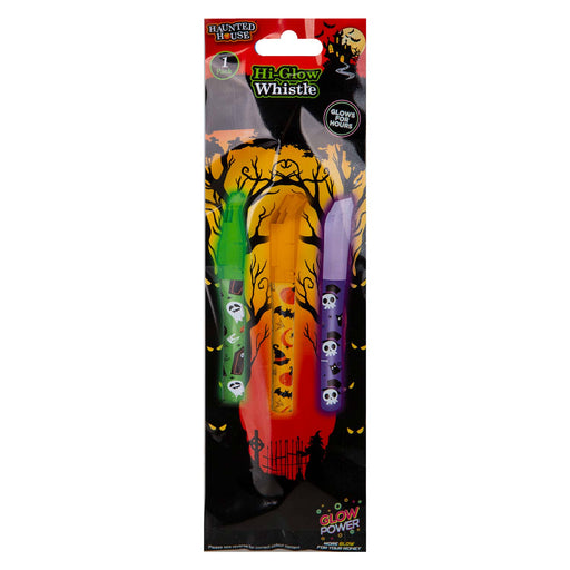 Halloween Glow Whistle , Lanyard, 1 Piece Mystery Bag Halloween Orange