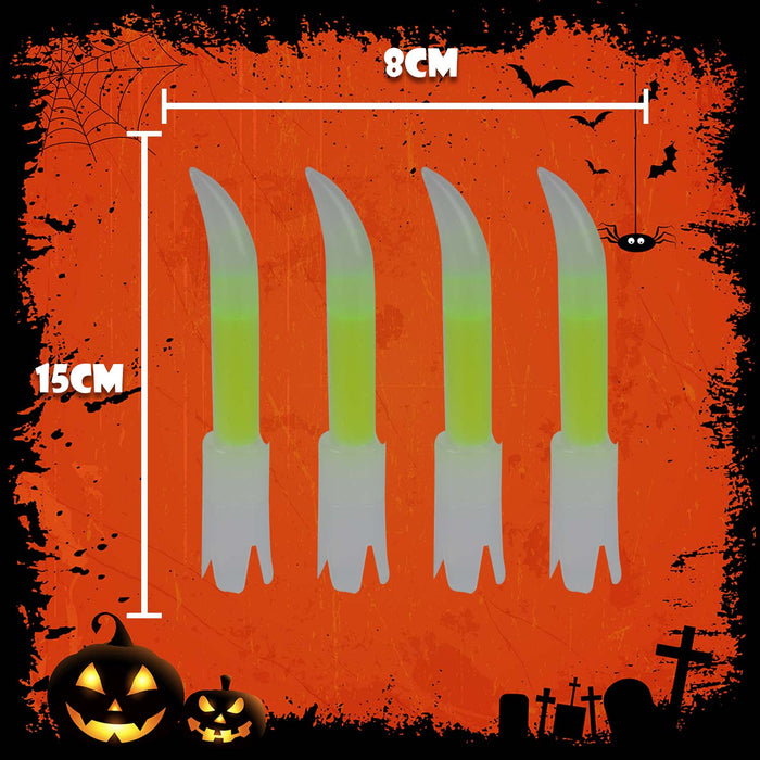 Halloween Green Glow Fingers | Party Accessories Decoration | Green