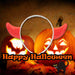 Glowing Devil Horn Headband Halloween Fancy Dress 13cm x 14cm Red X 1
