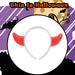 Glowing Devil Horn Headband Halloween Fancy Dress 13cm x 14cm Red X 1
