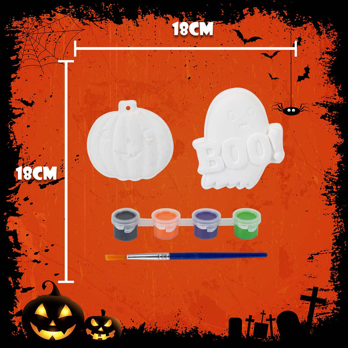 Halloween Paint Your Own Decorations | Party Decoration | 2 Pack