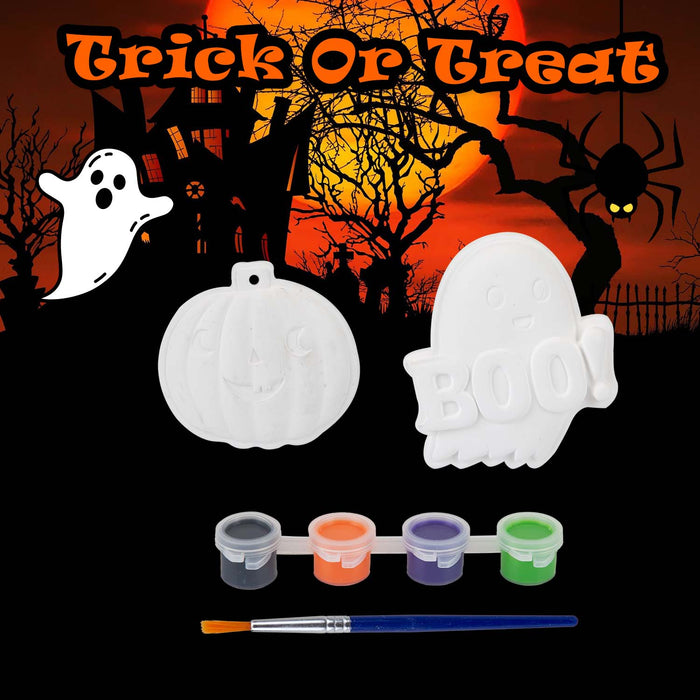 Halloween Paint Your Own Decorations | Party Decoration | 2 Pack
