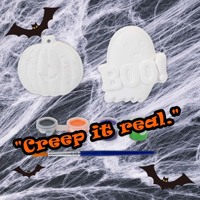 Halloween Paint Your Own Decorations | Party Decoration | 2 Pack