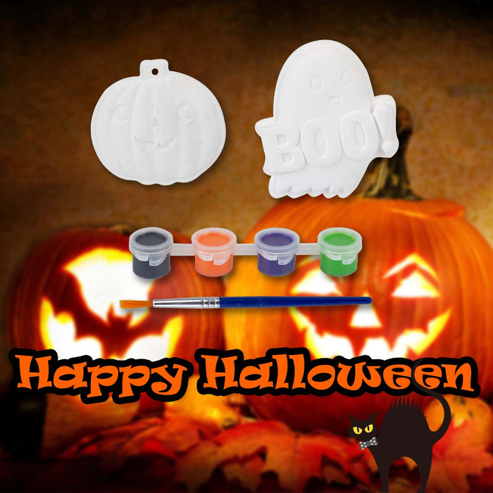 Halloween Paint Your Own Decorations | Party Decoration | 2 Pack