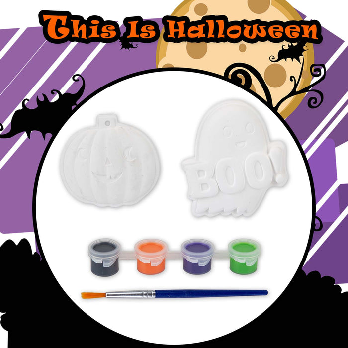 Halloween Paint Your Own Decorations | Party Decoration | 2 Pack