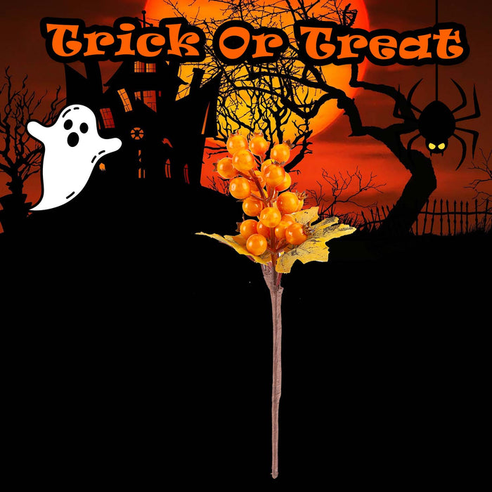 Halloween Autumn Berry Pick Decoration | Party Decoration | Orange