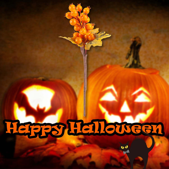 Halloween Autumn Berry Pick Decoration | Party Decoration | Orange