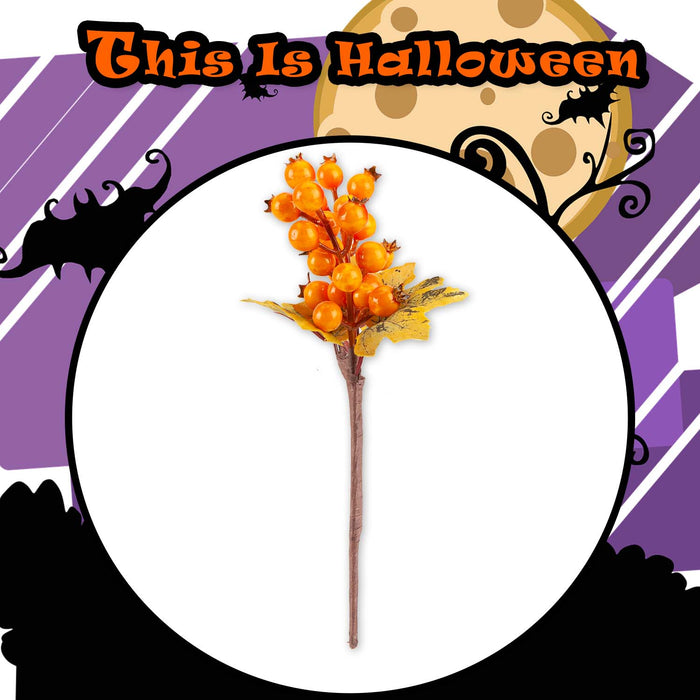 Halloween Autumn Berry Pick Decoration | Party Decoration | Orange